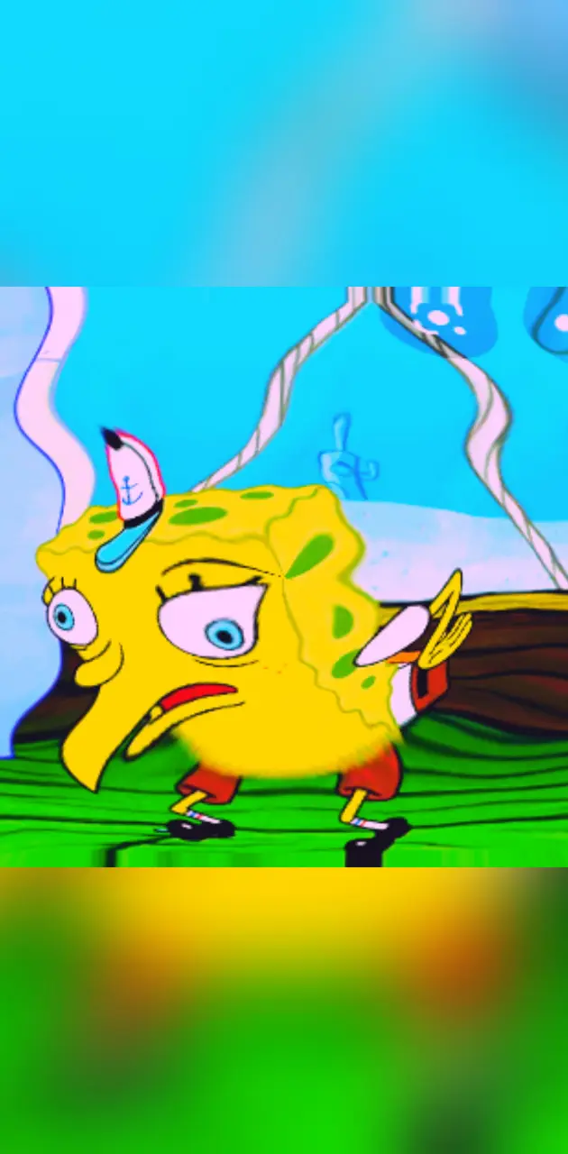 Distorted spongebob