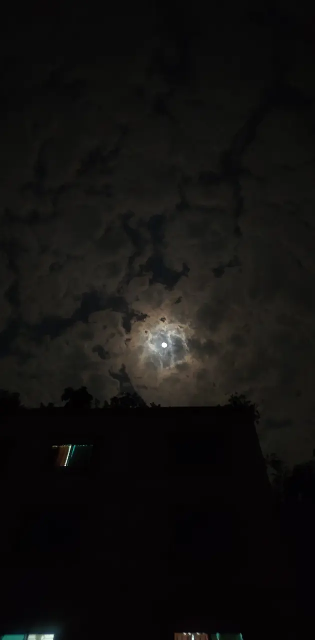 Dark night moon