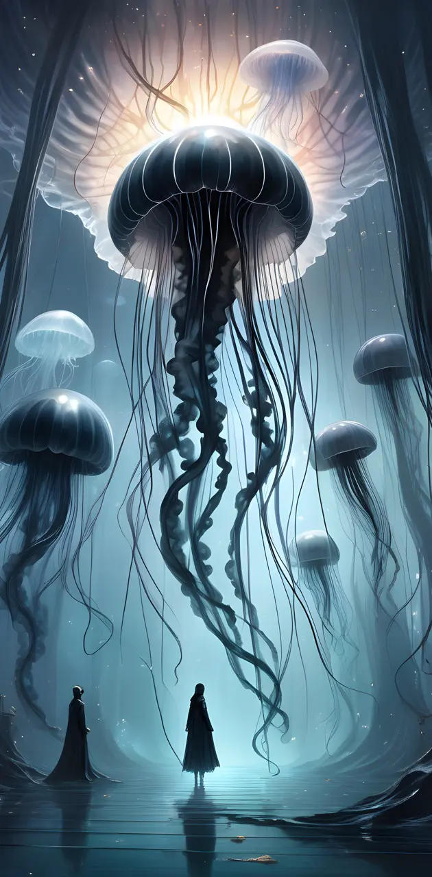 Dark jellyfis