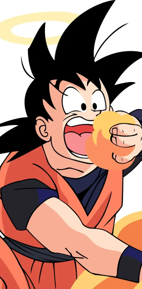 Goku Eating