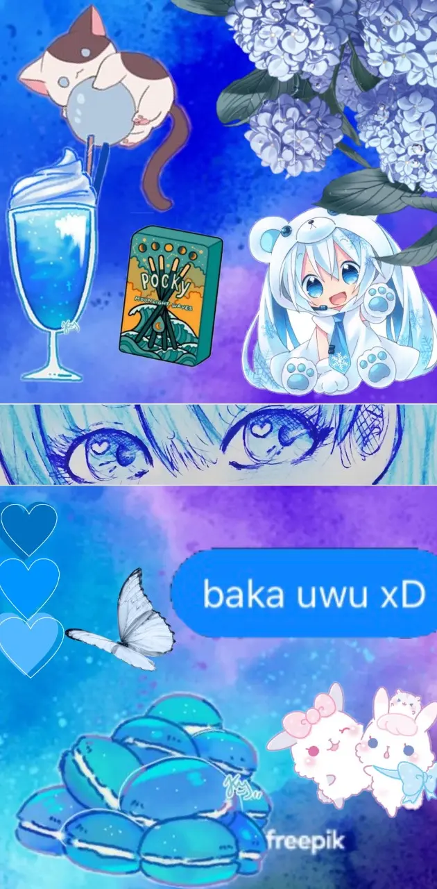 Blue Wallpaper Anime 