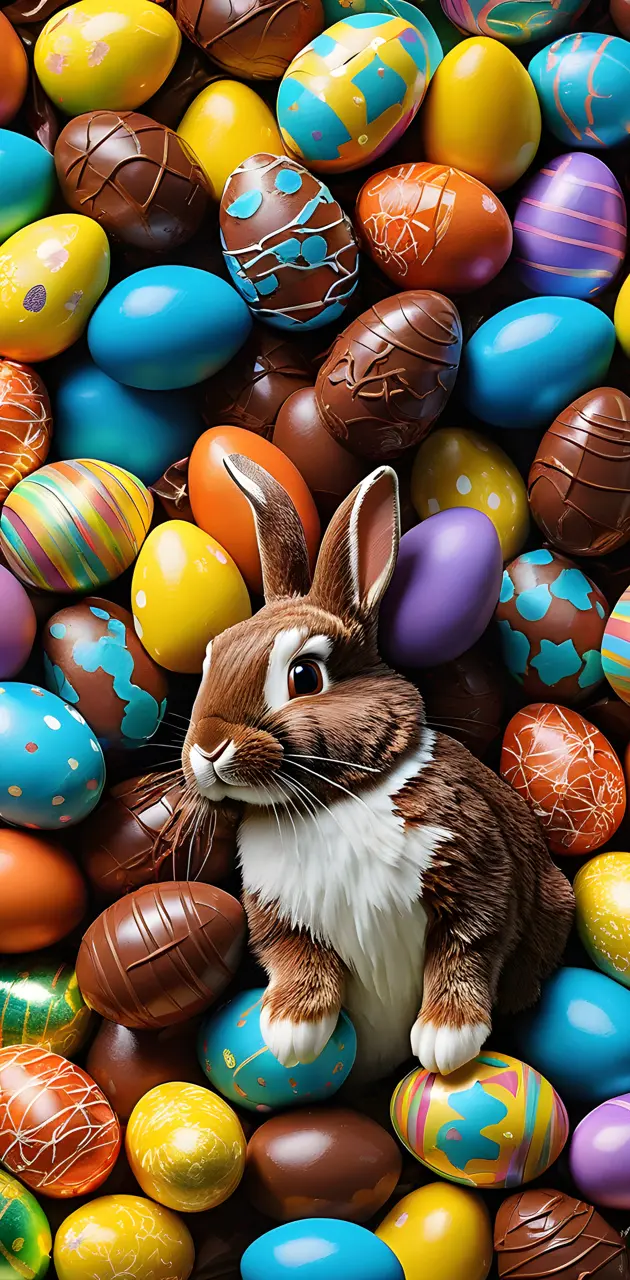Easter egg bunny