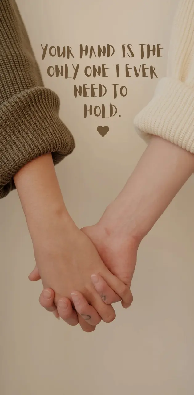 Holding Hand