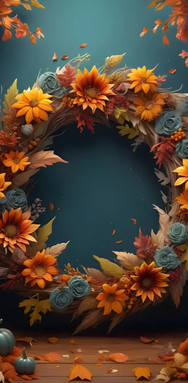 beautiful fall wreath