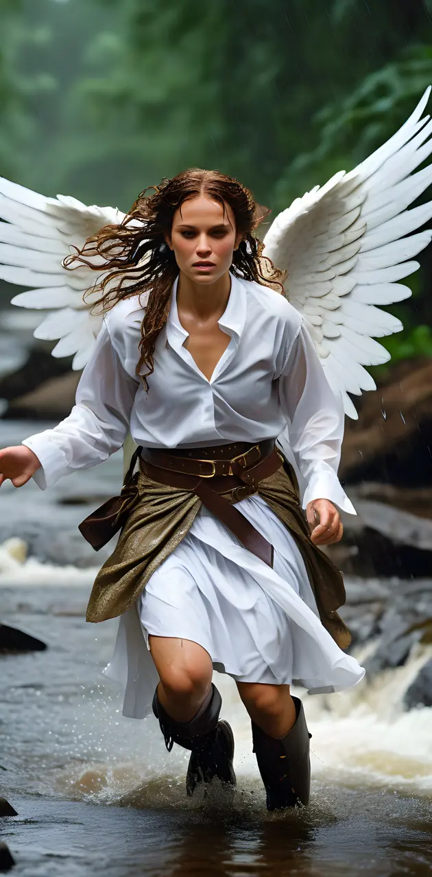 Isabella's characters angels believe help is always in a hurry for you