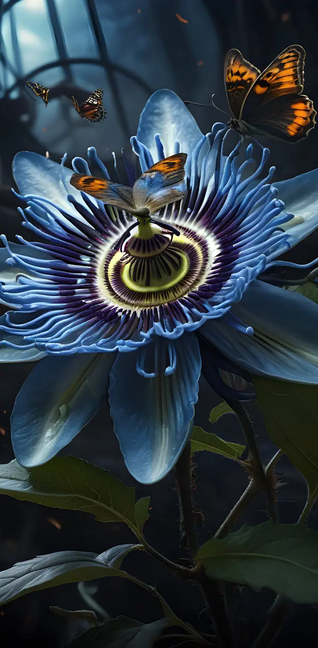 blue passion flower 05