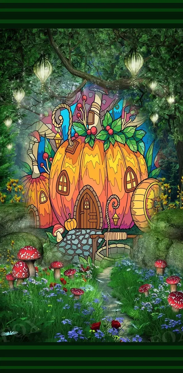 Fantasy Pumpkin House