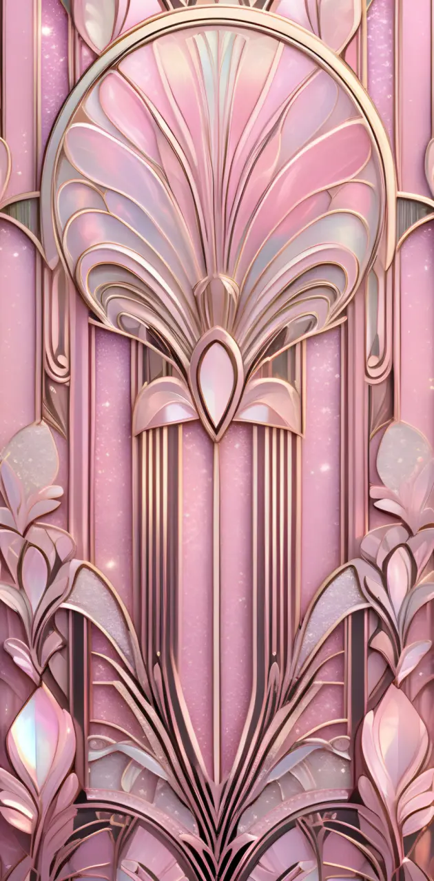 Pink Art Nouveau
