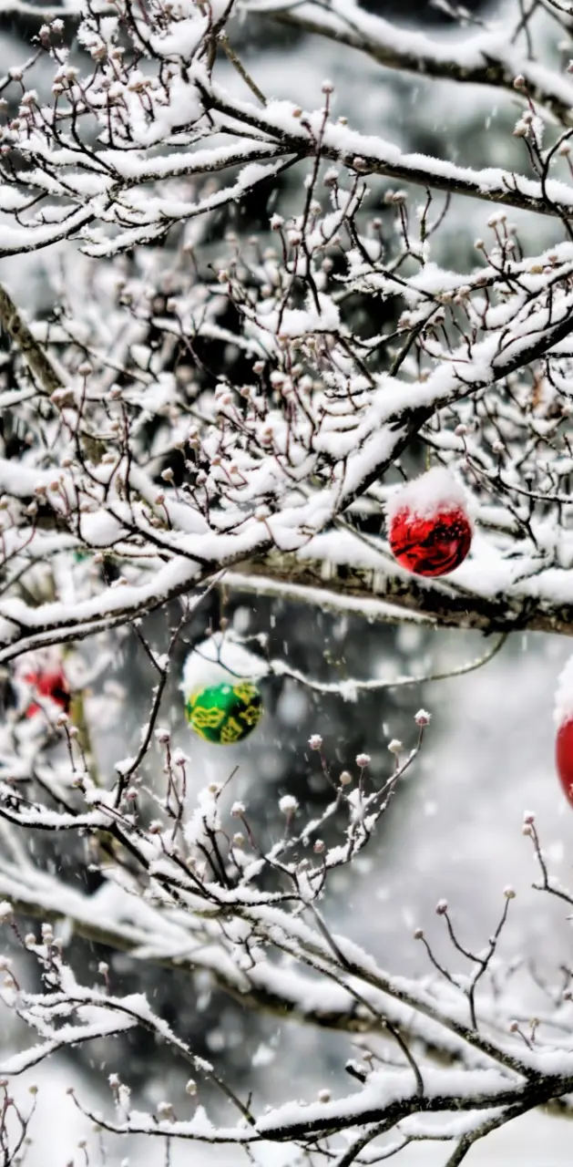 snow ornaments