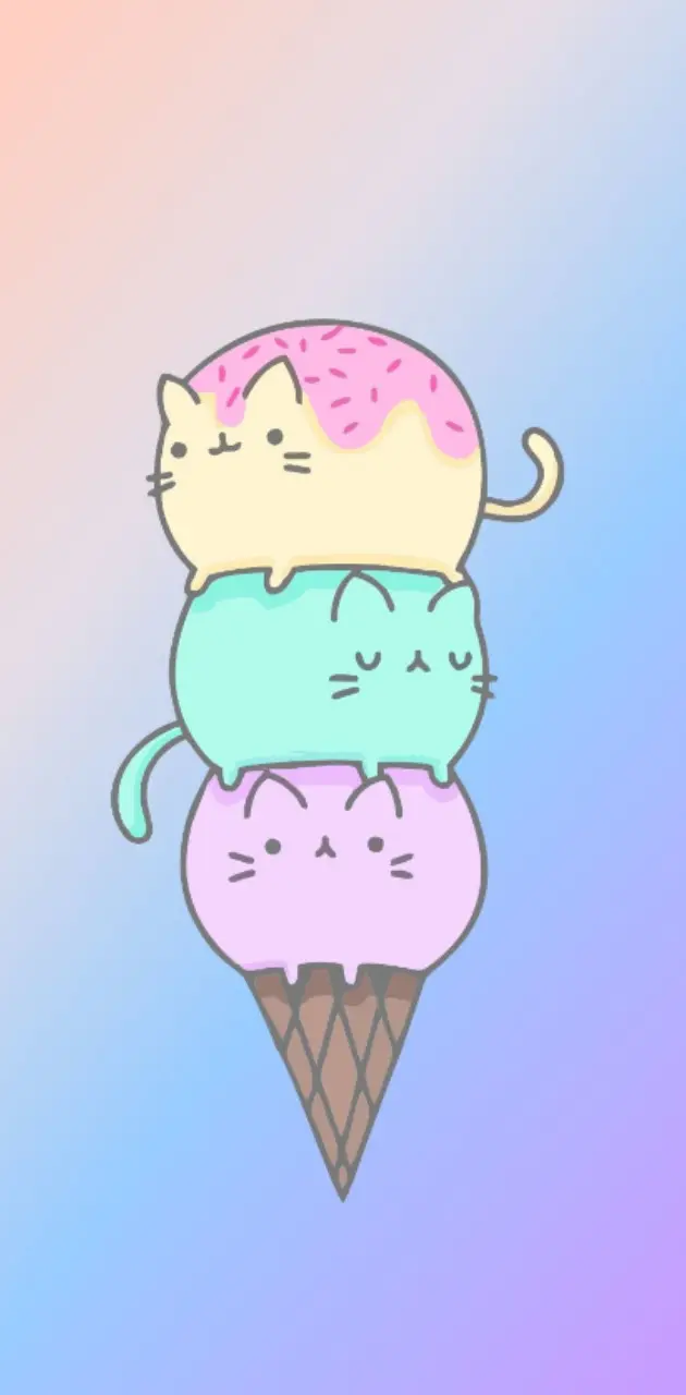 Icecream cats wallpaper by Lovely_nature_27 - Download on ZEDGE™ | fc16