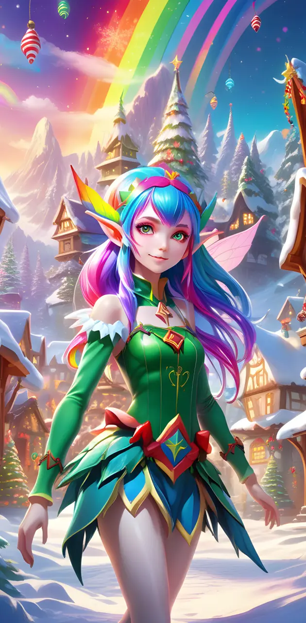 Rainbow Princess Elf