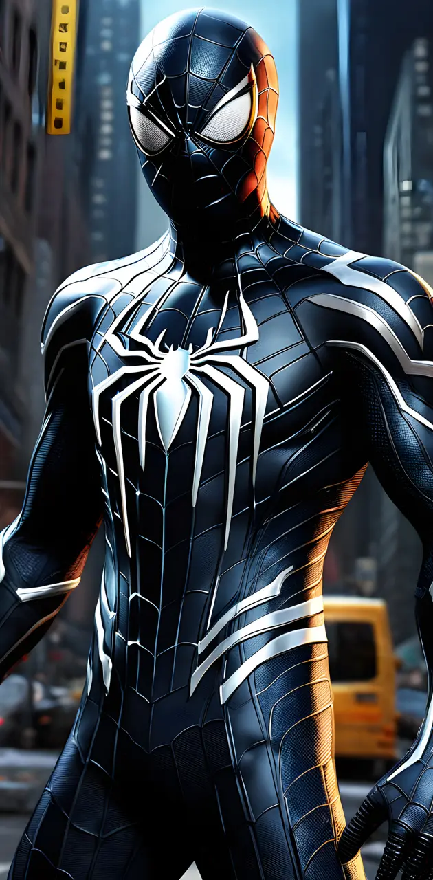 A Custom Advanced Spiderman Symbiote Suit🕷️🕸️🔳