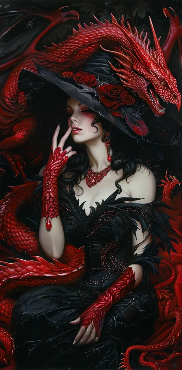Red Dragon Witch