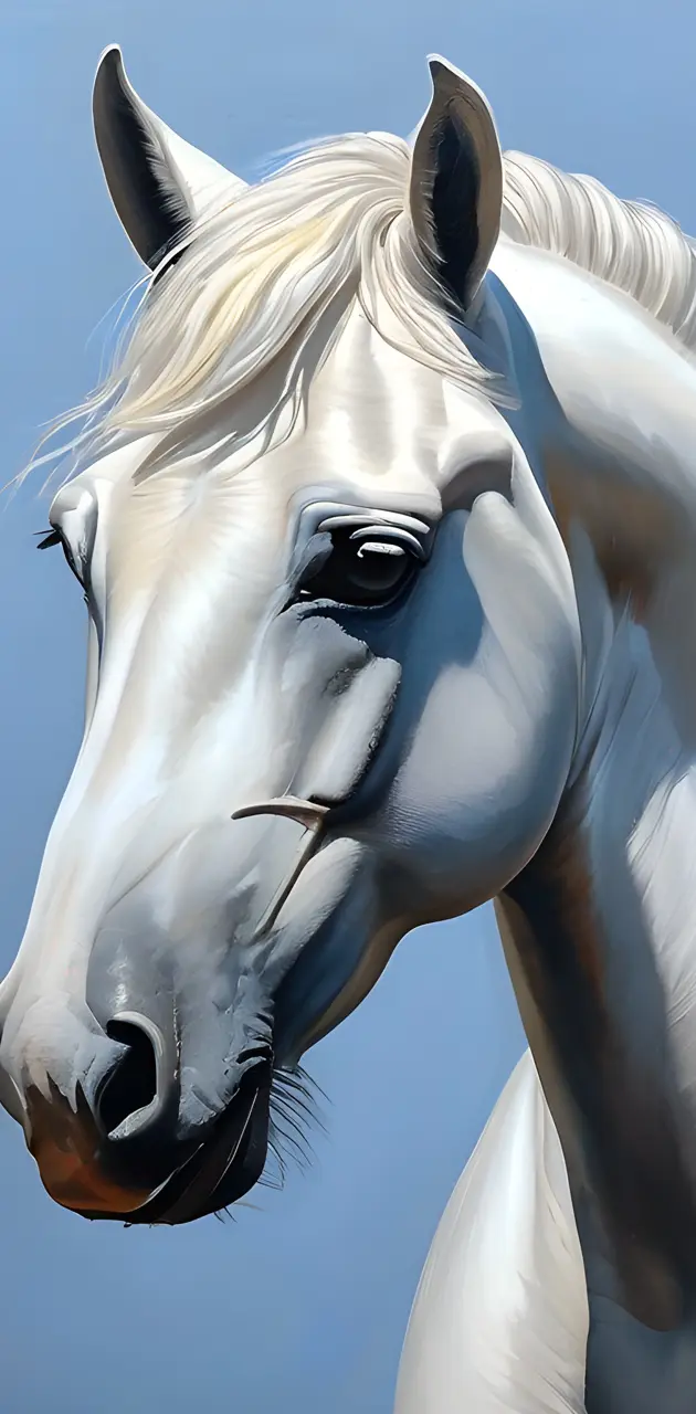White horse design