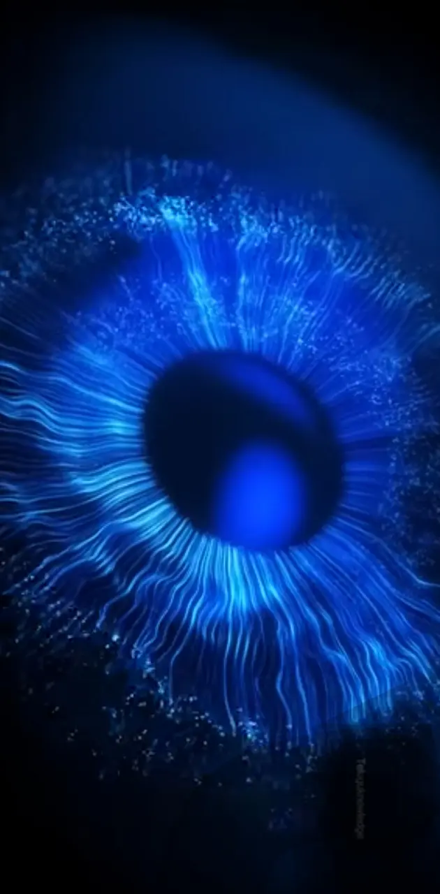 Beauty of eye retina 