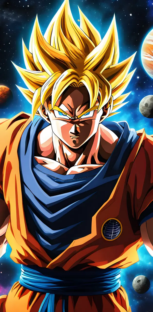Goku in space