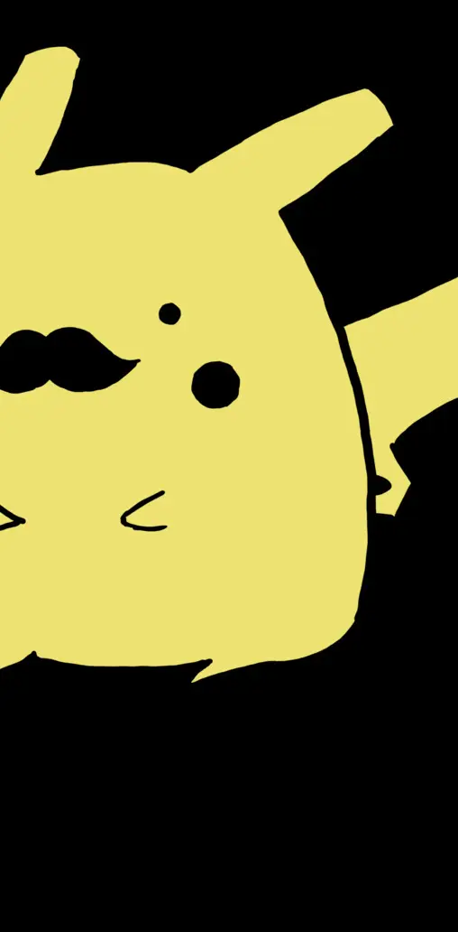 Mustache Pikachu