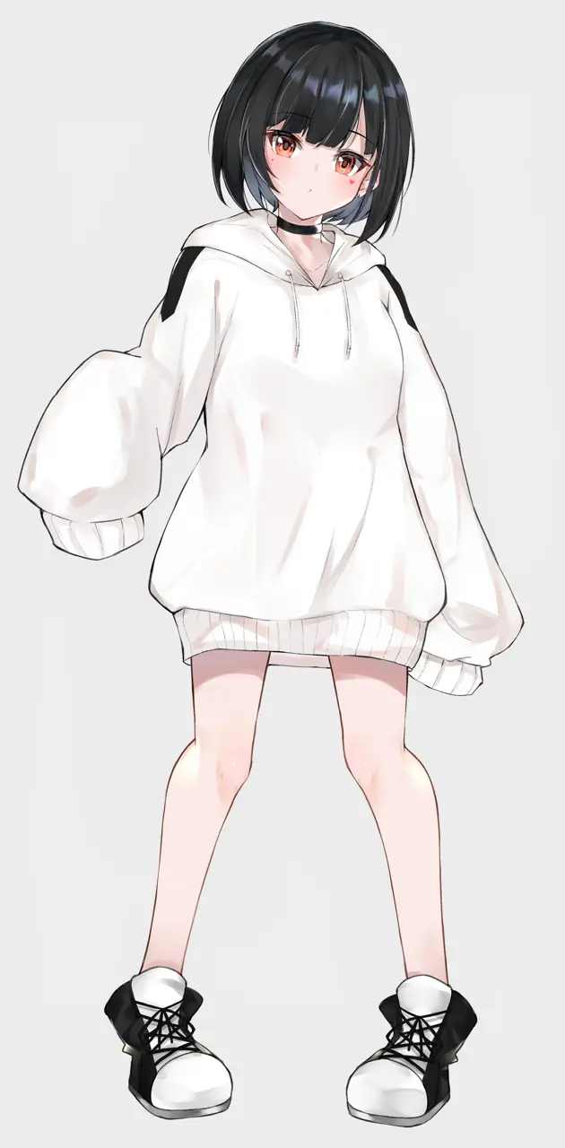 Anime girl hoodie