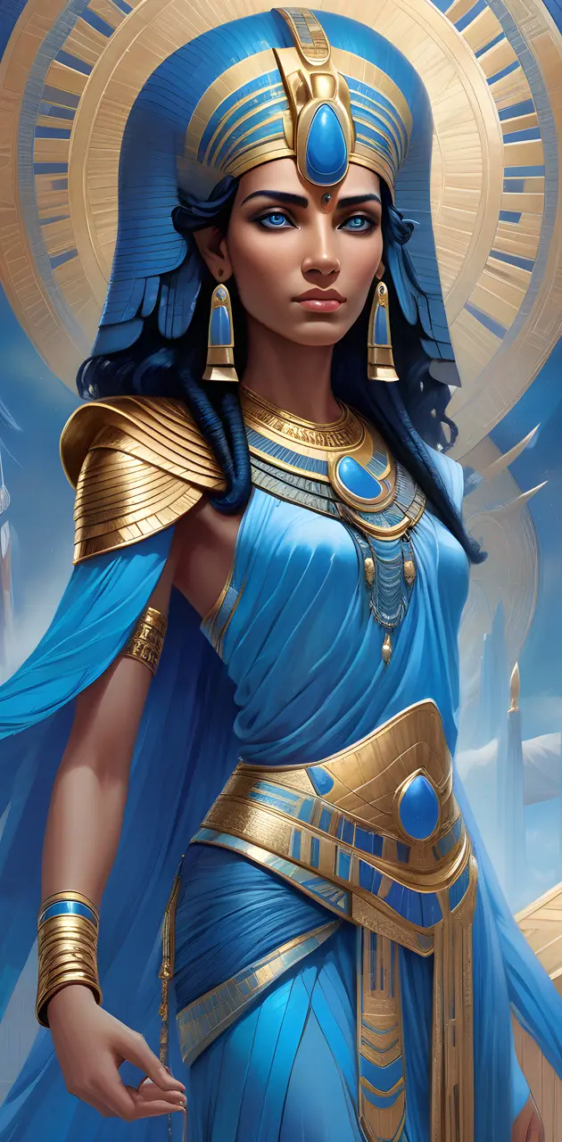 Blue Egyptian Queen
