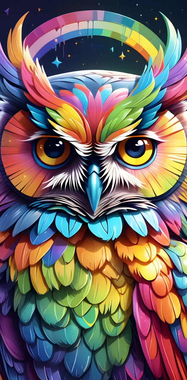 rainbow owls