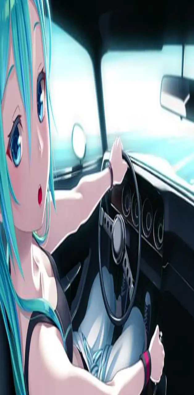 Anime girl drive