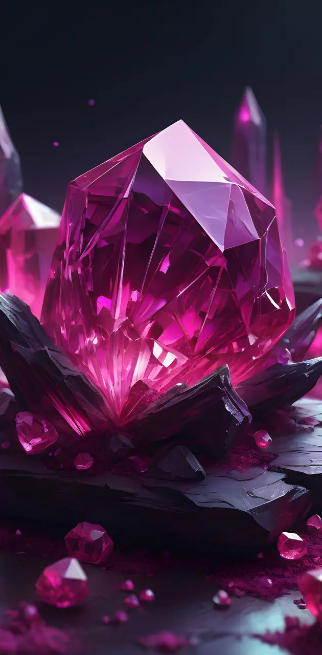 Pink crystal