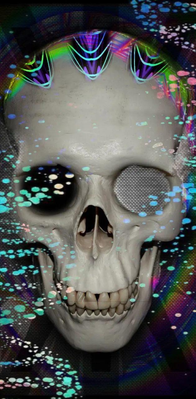 Techno dna skull 