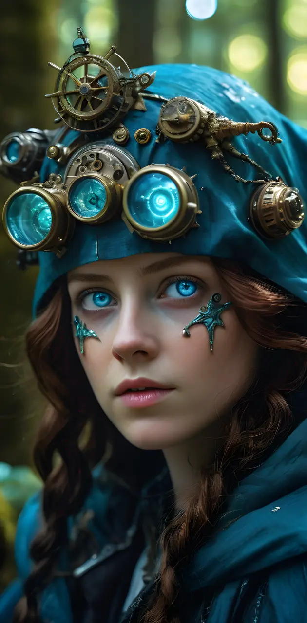 Steampunk Isabella's characters Mystics different power by eye color