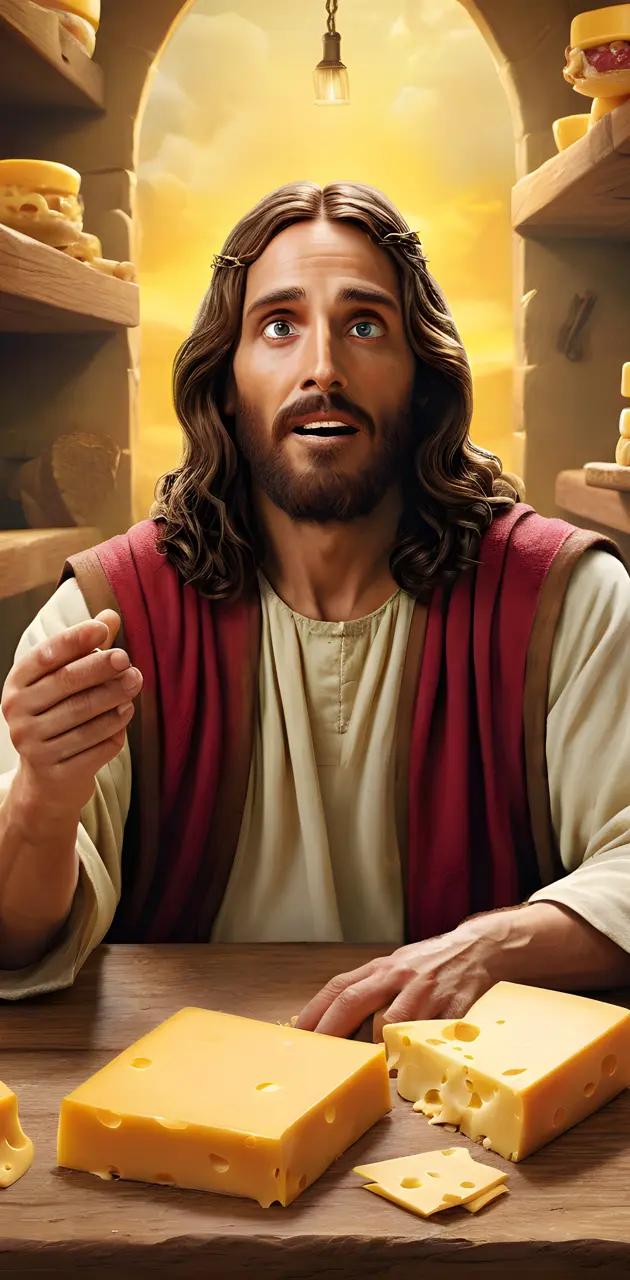 Jesus likes CHEESE