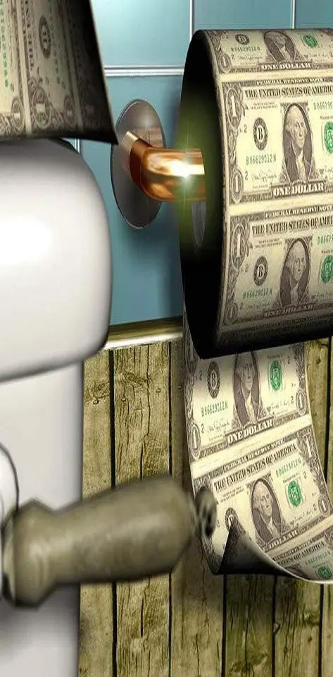 Dollars Toilet Paper