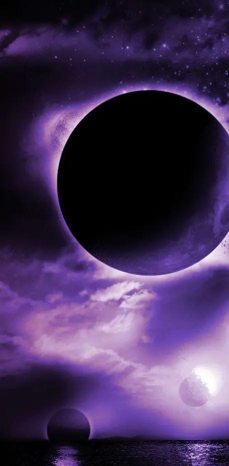 Purple Fantasy Moon