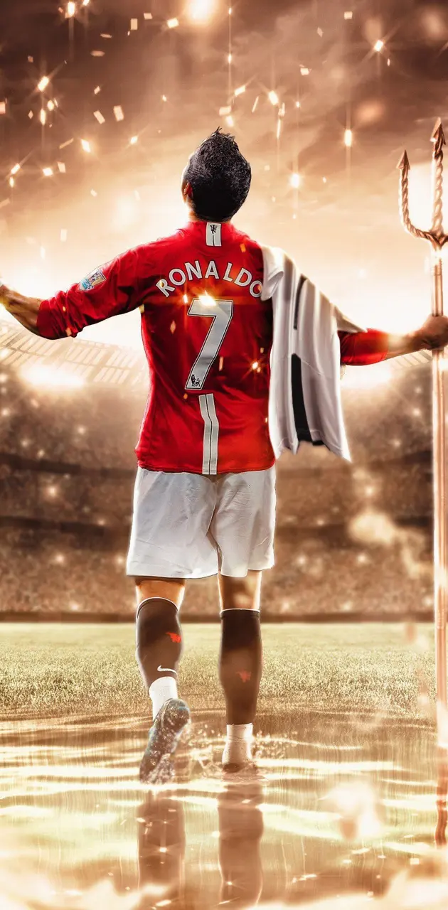 Download Cr7 Cool Red Jersey Wallpaper