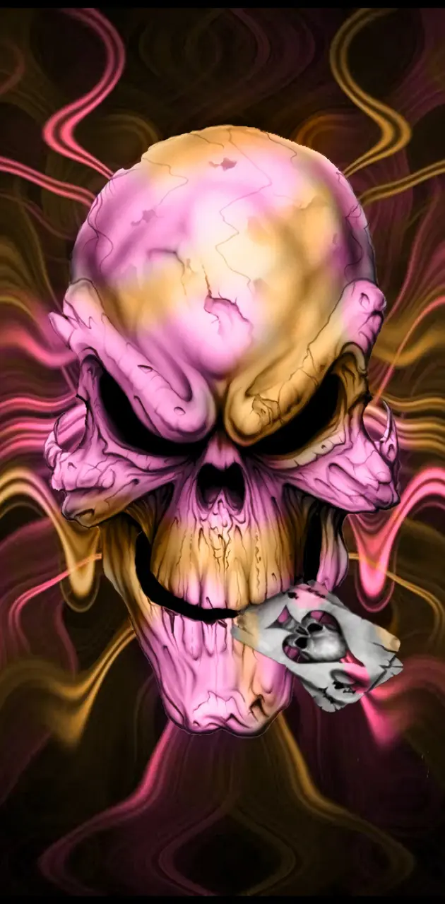 Angry skull