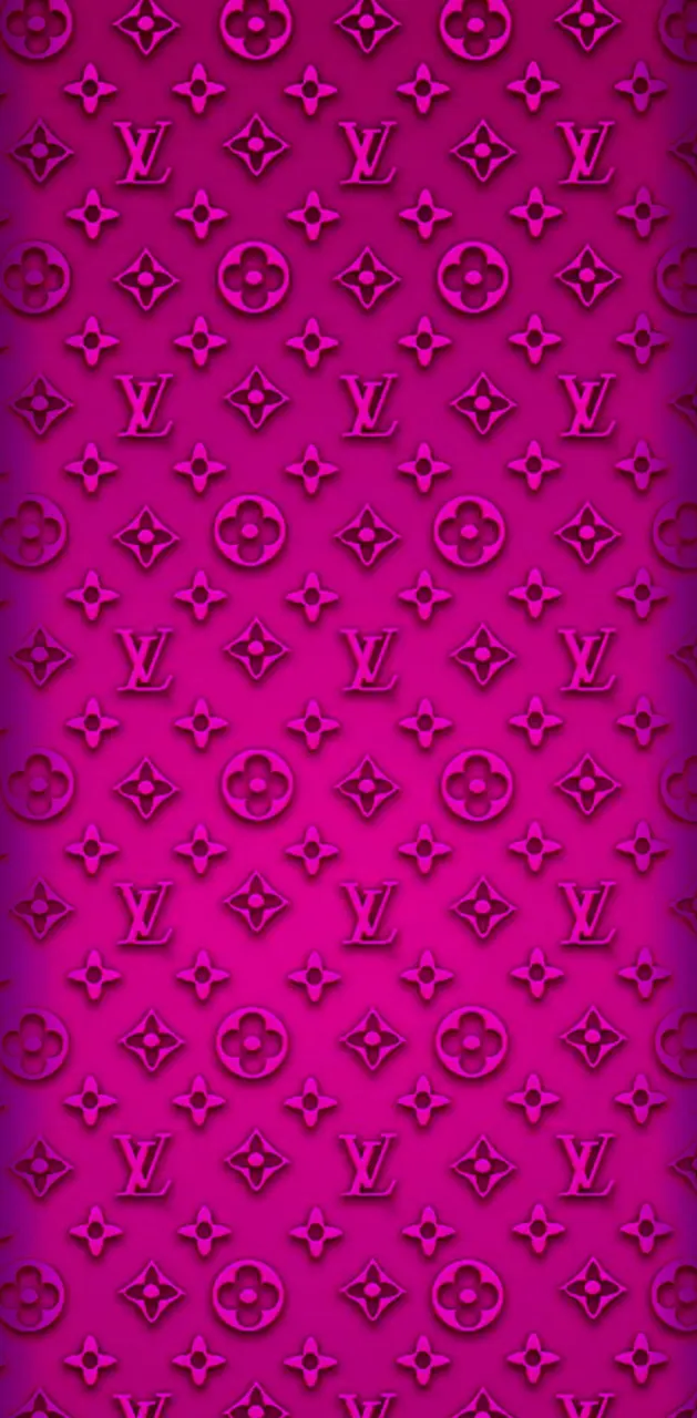 Download Pink Louis Vuitton Print Wallpaper