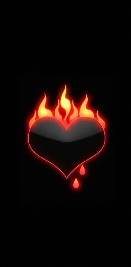 Heart Flames Hd