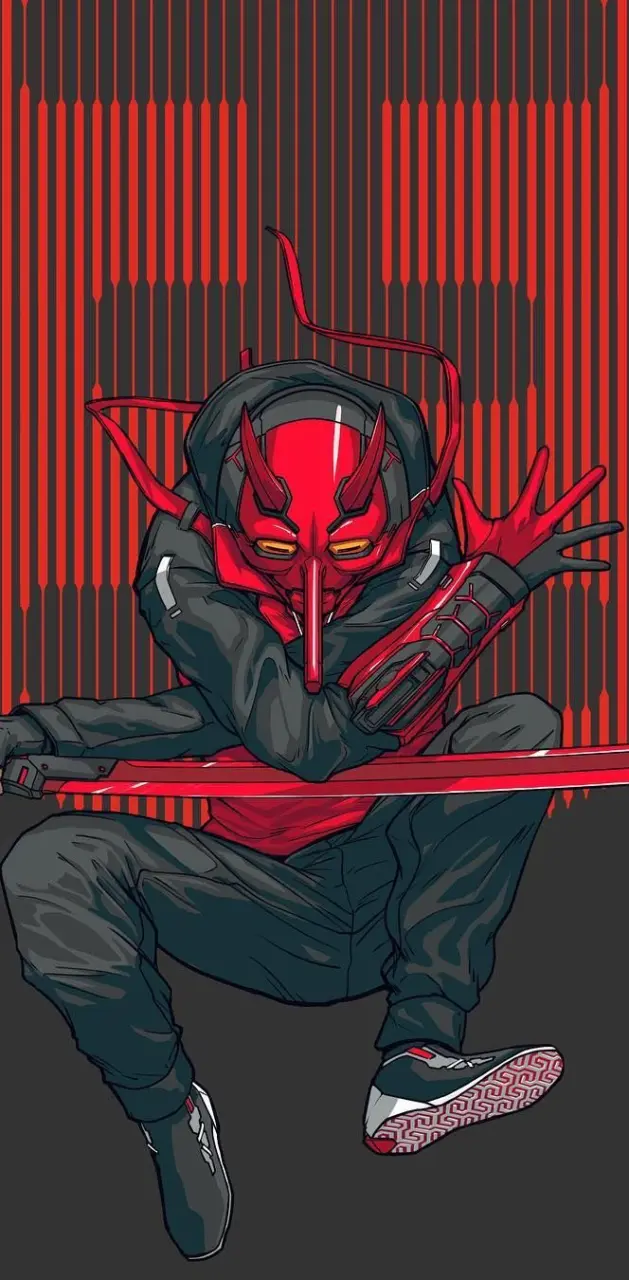 Red Cyber Samurai 