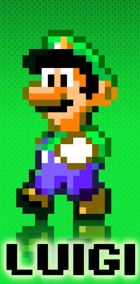 Luigi Pixel Art