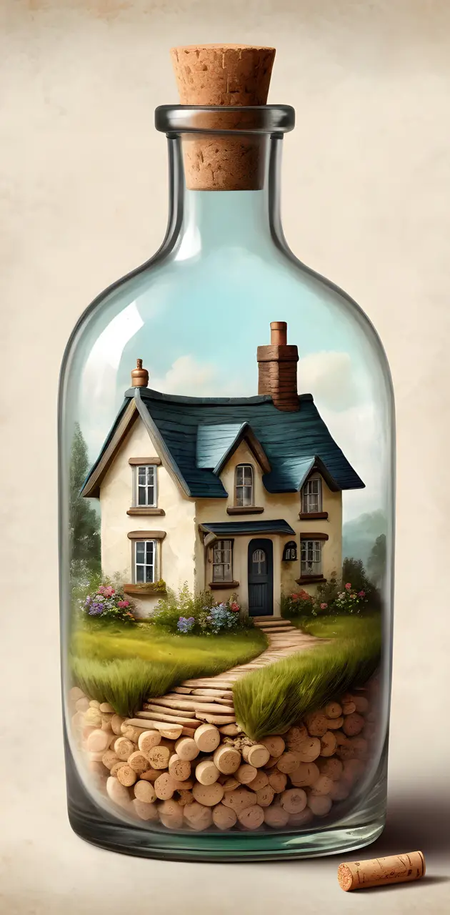 Cottage In A Bottle