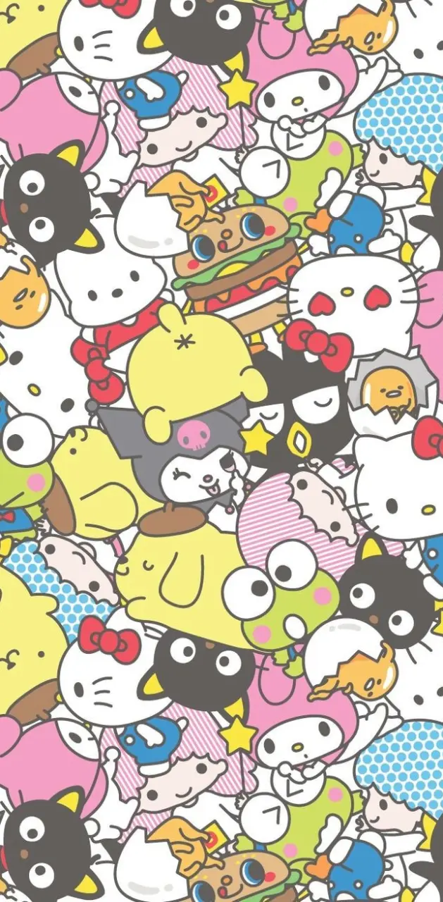 fgelryu Hello Kitty Tapestry-Sanrio Room Decor-Hello Kitty Birthday Supplies Wall Decor-Anime Bedroom Wall Art-Kawaii Party Supplies-Kids Room Decor