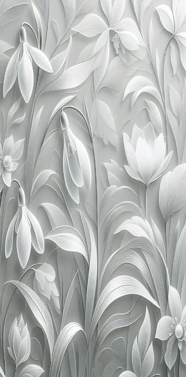 White flower cover
