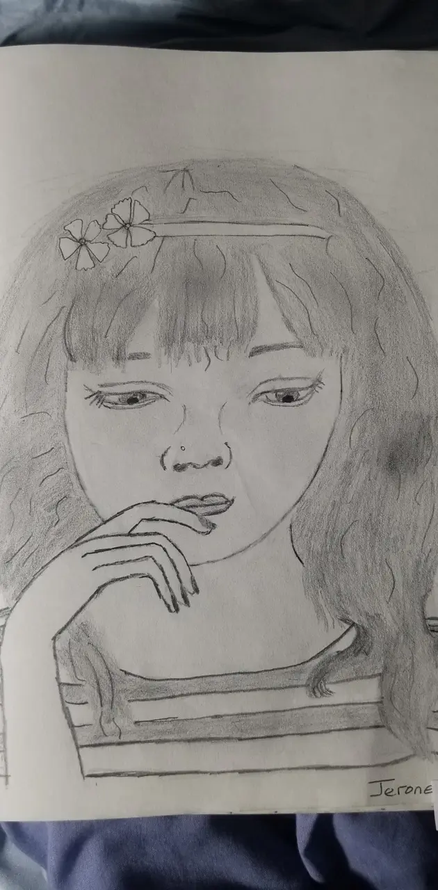 Sad Face Sketch