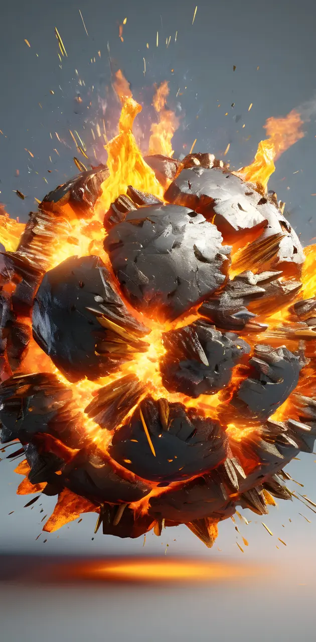 exploding fireball