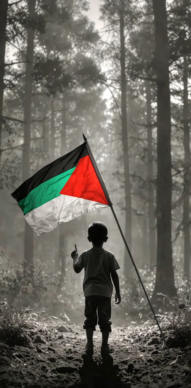 Waving palestine flag 4K wallpaper 