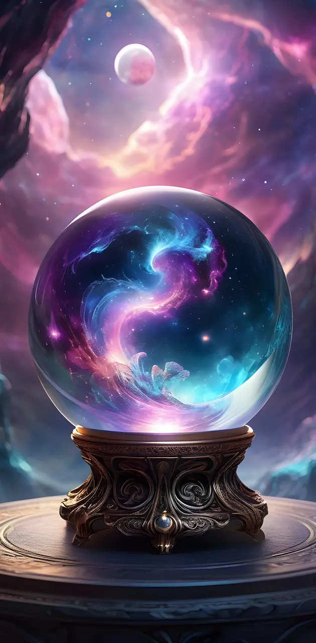 Universe Inside A Globe