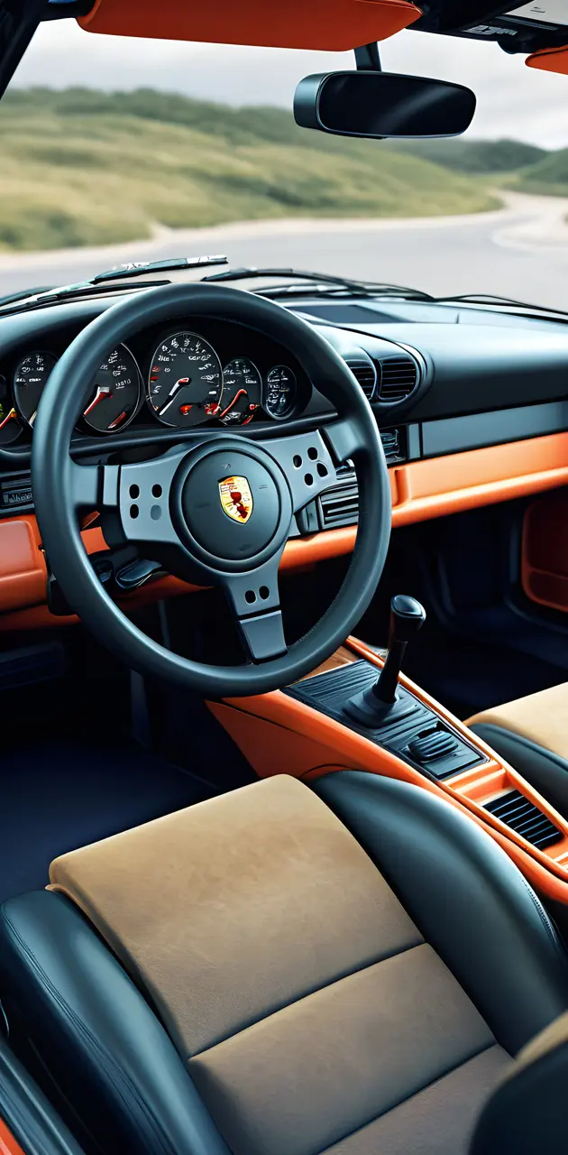Porsche 964 interior