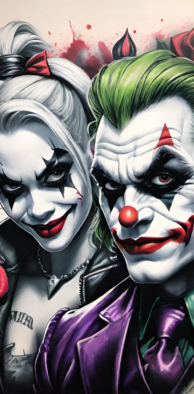 Harley Quinn & The Joker 