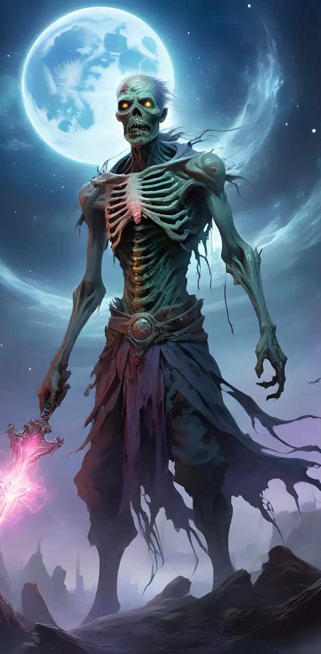 zombie skeleton