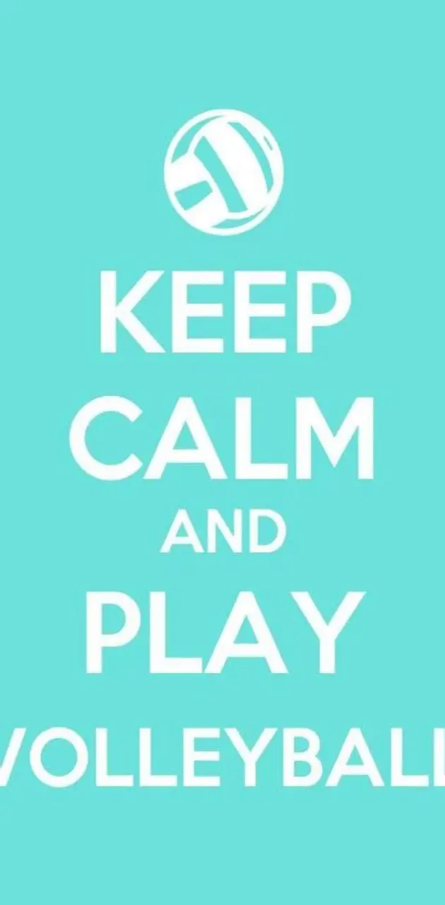 Keep calm volleyball
