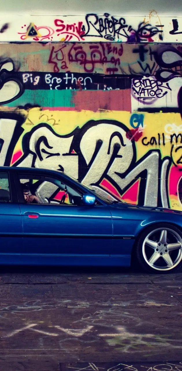 BMW graffiti