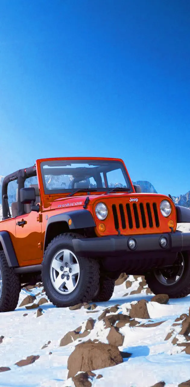 Orange Redish Jeep